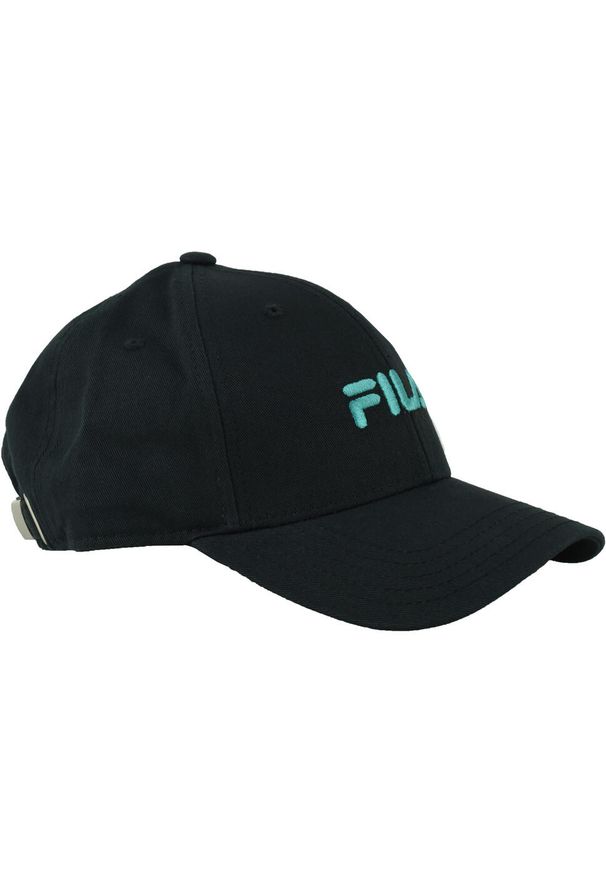 Męska czapka z daszkiem Fila Brasov 6 Panel Cap. Kolor: czarny. Materiał: bawełna