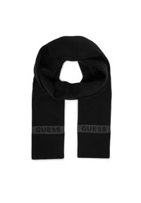 Guess Szalik AM9570 POL03 Czarny. Kolor: czarny. Materiał: materiał, wiskoza