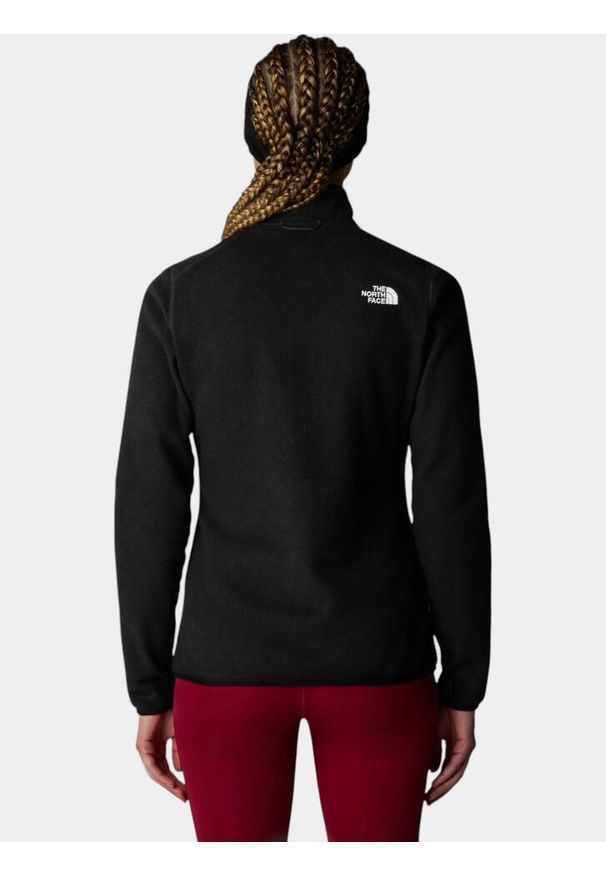 Sweter damski The North Face W 100 Glacier Fz. Kolor: czarny. Materiał: polar