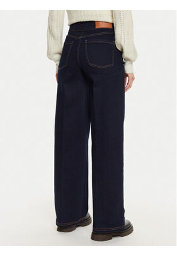 Silvian Heach Jeansy Moldner GPA24304JE Granatowy Wide Leg. Kolor: niebieski