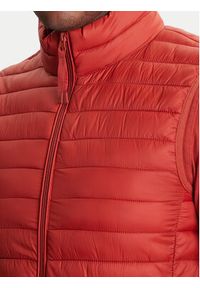 United Colors of Benetton - United Colors Of Benetton Kamizelka 2TWDUJ00P Czerwony Regular Fit. Kolor: czerwony. Materiał: syntetyk #3