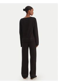 Hugo - HUGO Piżama Logo 50556636 Czarny Regular Fit. Kolor: czarny. Materiał: bawełna #4