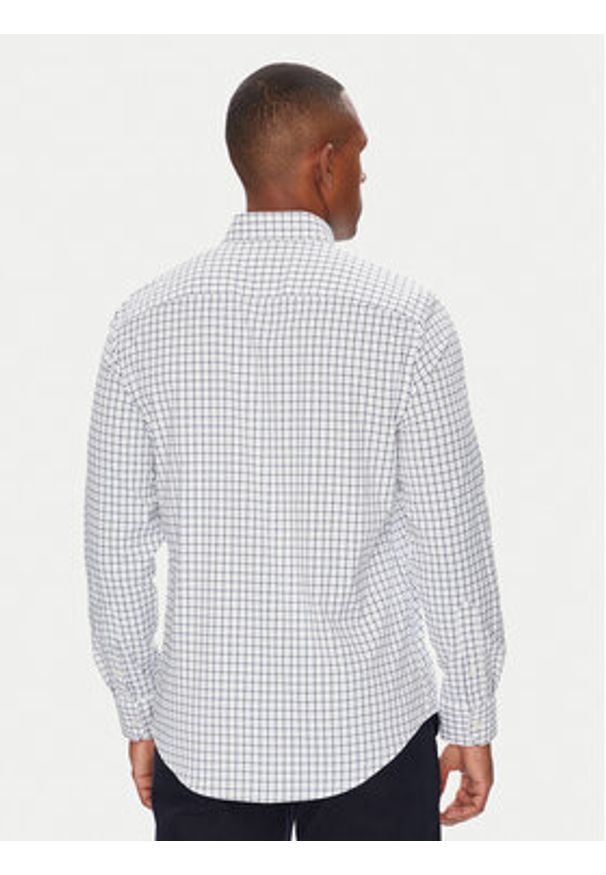 TOMMY HILFIGER - Tommy Hilfiger Koszula Performance MW0MW39680 Biały Regular Fit. Kolor: biały. Materiał: syntetyk