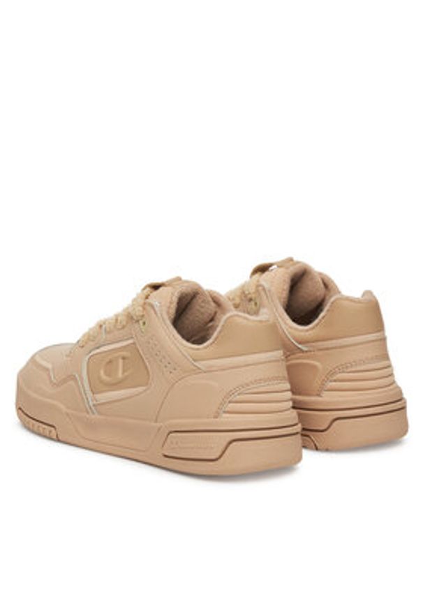 Champion Sneakersy ZN80 BOUCLE S11701-PS013 Beżowy. Kolor: beżowy. Materiał: skóra
