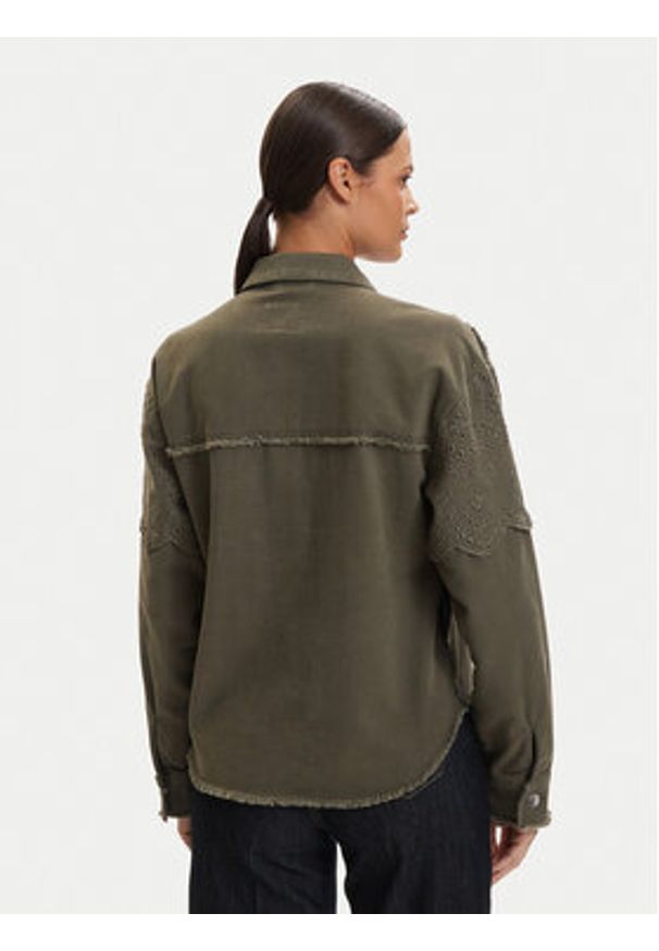 only - ONLY Kurtka przejściowa Elena 15232378 Zielony Regular Fit. Kolor: zielony. Materiał: bawełna
