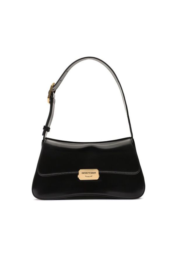 Emporio Armani Torebka Y3E226 YWE2D 80001 Czarny. Kolor: czarny. Materiał: skórzane