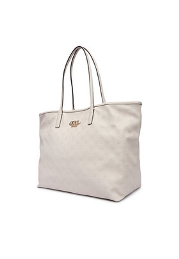 Guess Torebka Victtoria HWPD95 14290 Kremowy. Kolor: kremowy. Materiał: skórzane