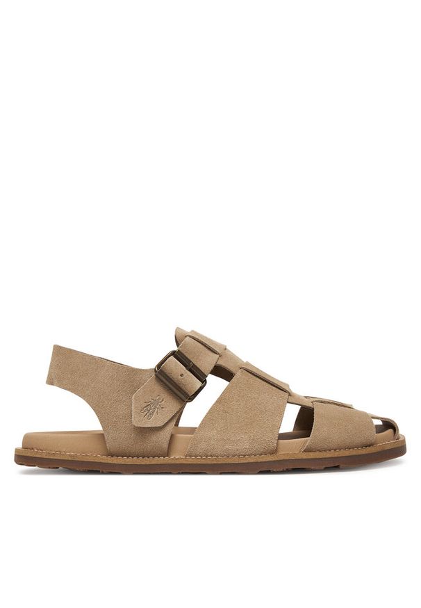 Sandały Fly London. Kolor: beżowy