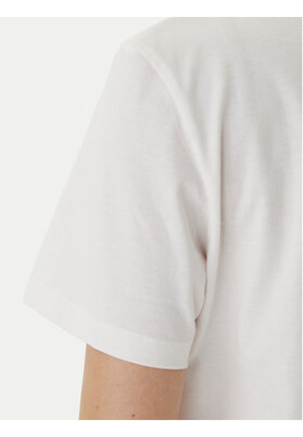 Calvin Klein Jeans T-Shirt Classic Foil LV047E804G Biały Regular Fit. Kolor: biały. Materiał: bawełna
