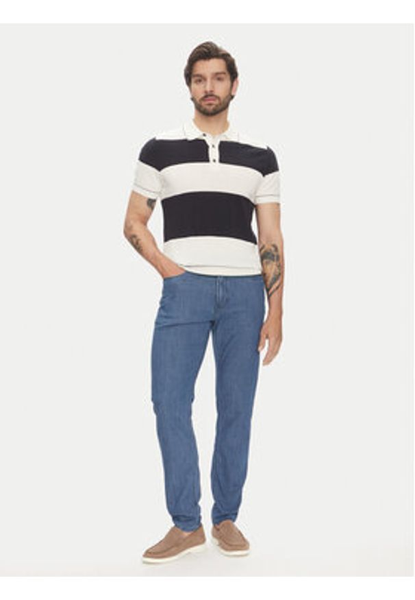 Pierre Cardin Jeansy C7 34506.7770 Niebieski Slim Fit. Kolor: niebieski