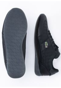 Sneakersy męskie czarne Lacoste Angular 222. Okazja: na co dzień, na spacer, do pracy. Kolor: czarny. Sport: turystyka piesza #4