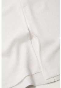 mango - Mango Sukienka Solomun kolor biały midi prosta. Okazja: na co dzień. Kolor: biały. Materiał: włókno. Typ sukienki: proste. Styl: casual. Długość: midi #3