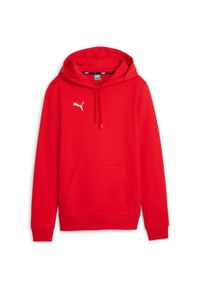 Bluza damska Puma Team Goal Casuals Hoody. Kolor: czerwony. Materiał: dresówka