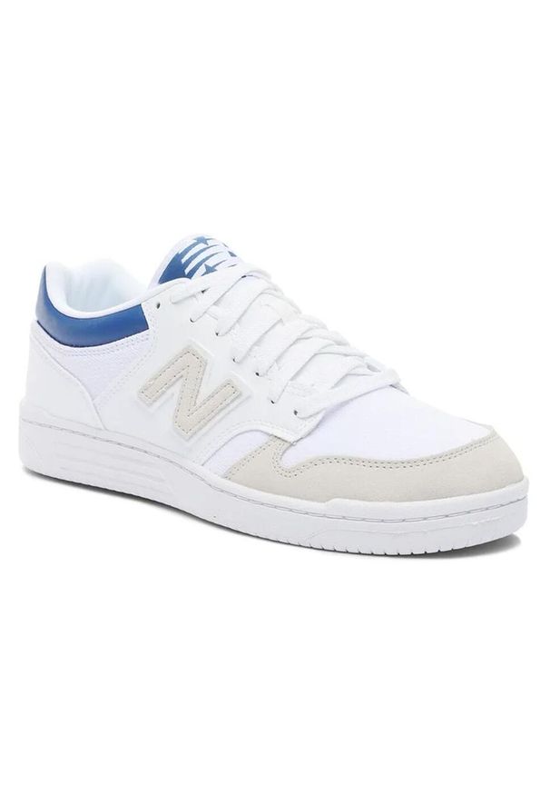 Buty do chodzenia męskie New Balance Lkc Bb480. Zapięcie: sznurówki. Kolor: biały, wielokolorowy. Materiał: materiał, skóra. Szerokość cholewki: normalna. Sport: turystyka piesza