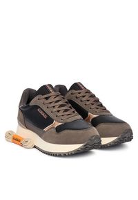 Napapijri Sneakersy Astra NP0A892V Czarny. Kolor: czarny. Materiał: skóra, zamsz