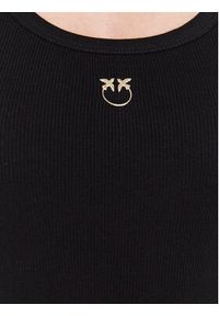 Pinko Top Calcolatore 100807 A0PU Czarny Slim Fit. Kolor: czarny. Materiał: bawełna