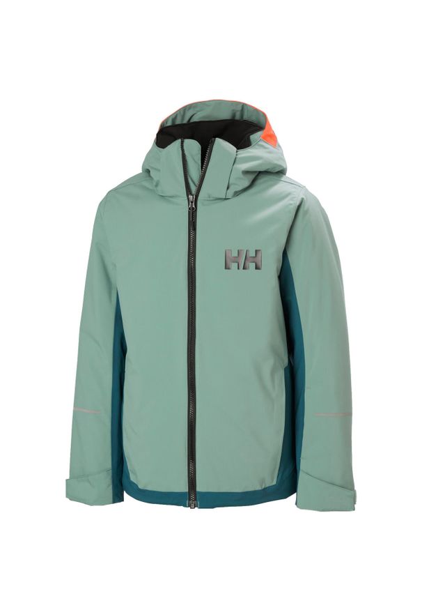 Dziecięca kurtka narciarska Helly Hansen Quest. Kolor: zielony. Sezon: zima. Sport: narciarstwo