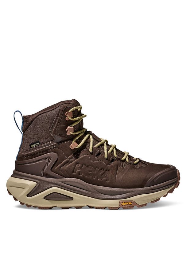 HOKA - Trekkingi Hoka. Kolor: brązowy. Technologia: Gore-Tex. Sport: turystyka piesza