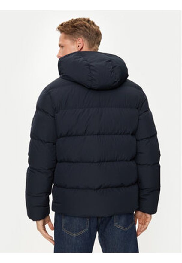 TOMMY HILFIGER - Tommy Hilfiger Kurtka puchowa MW0MW36599 Granatowy Regular Fit. Kolor: niebieski. Materiał: syntetyk