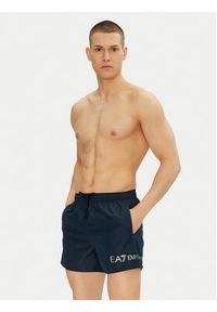 EA7 Emporio Armani Szorty kąpielowe 7M000519 AF13049 MB010 Granatowy Regular Fit. Kolor: niebieski. Materiał: syntetyk #3