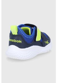 Reebok Classic buty dziecięce Weebok flex sprint GZ0884 kolor granatowy. Nosek buta: okrągły. Zapięcie: rzepy. Kolor: niebieski. Model: Reebok Classic. Sport: bieganie #4