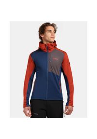 Męska bluza polarowa Kilpi SEVELEN-M. Typ kołnierza: kaptur. Kolor: niebieski. Materiał: polar. Styl: sportowy. Sport: turystyka piesza #1