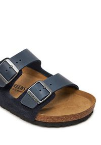 Birkenstock Klapki Arizona Leve 1028152 Granatowy. Kolor: niebieski. Materiał: skóra #5