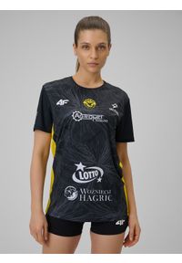 4f - 4F Koszulka meczowa replika wyjazdowa z sezonu 2025/26 uniseks 4F x Sokół & Hagric Mogilno - biała M. Kolor: biały. Materiał: materiał. Wzór: nadruk #1