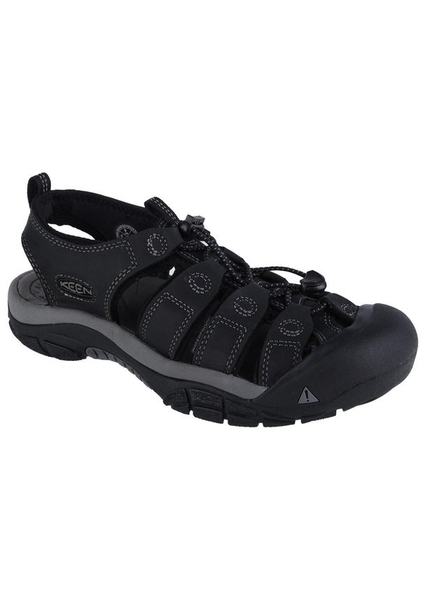 keen - Sandały męskie, Keen Newport. Kolor: czerwony. Materiał: materiał, skóra, syntetyk