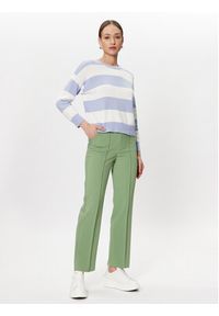 United Colors of Benetton - United Colors Of Benetton Sweter 1494E105J Fioletowy Boxy Fit. Kolor: fioletowy. Materiał: bawełna