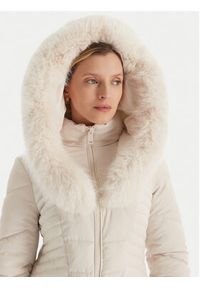 Guess Kurtka zimowa W4BL61 WGLZ0 Beżowy Slim Fit. Kolor: beżowy. Materiał: syntetyk. Sezon: zima #6