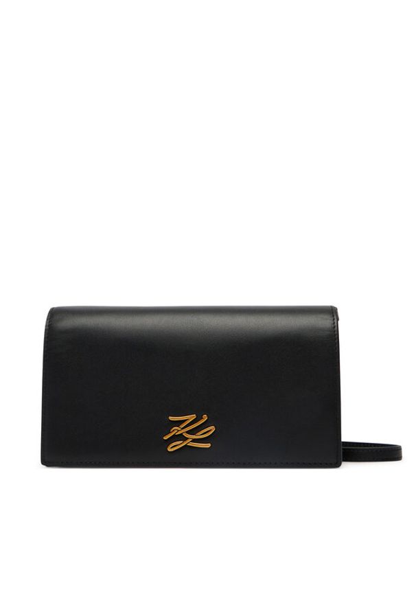 Karl Lagerfeld - KARL LAGERFELD Torebka B2W30268 Czarny. Kolor: czarny. Materiał: skórzane