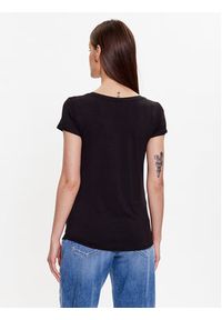 Culture T-Shirt Poppy 50105673 Czarny Regular Fit. Kolor: czarny. Materiał: wiskoza #3