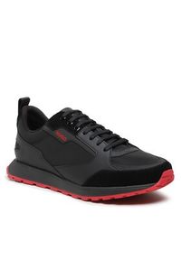 Hugo Sneakersy Icelin 50498329 Czarny. Kolor: czarny. Materiał: materiał #2