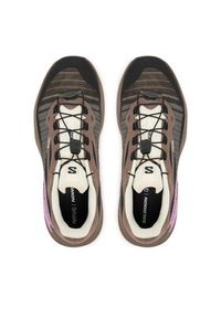 salomon - Salomon Buty do biegania Genesis L47881000 Brązowy. Kolor: brązowy. Materiał: materiał