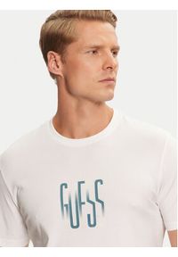 Guess T-Shirt M4BI33 J1314 Biały Slim Fit. Kolor: biały. Materiał: bawełna #4