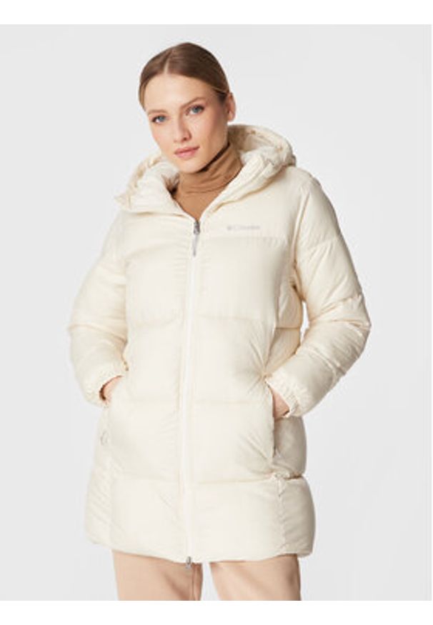 columbia - Columbia Kurtka zimowa Puffect™ 1864791 Beżowy Regular Fit. Kolor: beżowy. Materiał: syntetyk. Sezon: zima