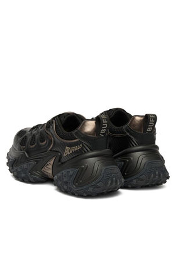 Buffalo Sneakersy Cerbo 1636521 Czarny. Kolor: czarny. Materiał: skóra