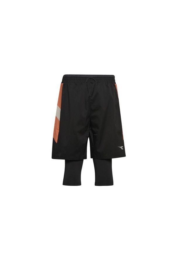Diadora - Spodenki krótkie męskie DIADORA POWER SHORTS BE ONE. Kolor: czarny. Długość: krótkie