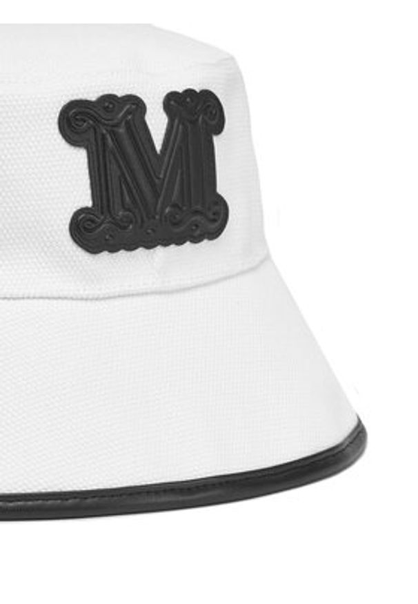 Max Mara Beachwear Kapelusz Esperia 2516571029 Biały. Kolor: biały. Materiał: materiał, bawełna