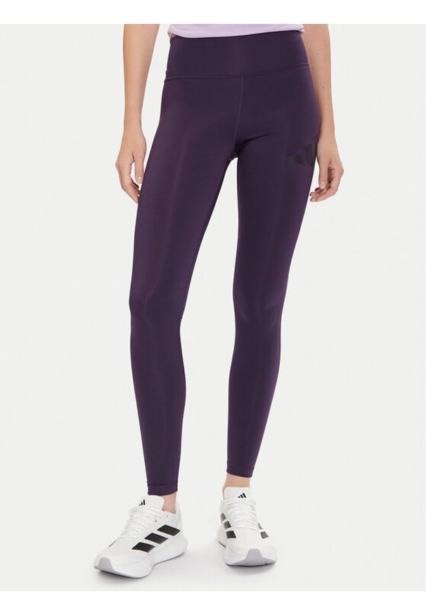 Adidas - adidas Legginsy Train Essentials Big Logo JX4758 Fioletowy Slim Fit. Kolor: fioletowy. Materiał: syntetyk