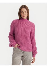Vero Moda Sweter Ellie 10346753 Fioletowy Oversize. Kolor: fioletowy. Materiał: syntetyk #1