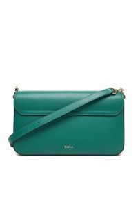 Furla Torebka Iride WB01826 ARE000 CN JD000 9001 Zielony. Kolor: zielony. Materiał: skórzane