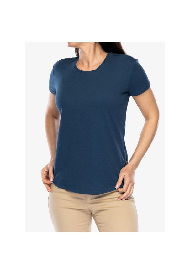 ROYAL ROBBINS - Koszulka bawełniana damska Royal Robbins Basecamp Tee. Kolor: zielony. Materiał: bawełna