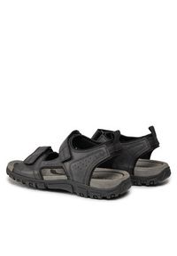 Geox Sandały Uomo Sandal Strada U4524B 000ME C9999 Czarny. Kolor: czarny. Materiał: skóra #3