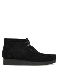 Clarks Botki WallabeeEvoBt 261747434 Czarny. Kolor: czarny. Materiał: zamsz, skóra