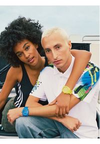 adidas Originals Zegarek Project Three AOST24052 Niebieski. Kolor: niebieski. Materiał: syntetyk #5