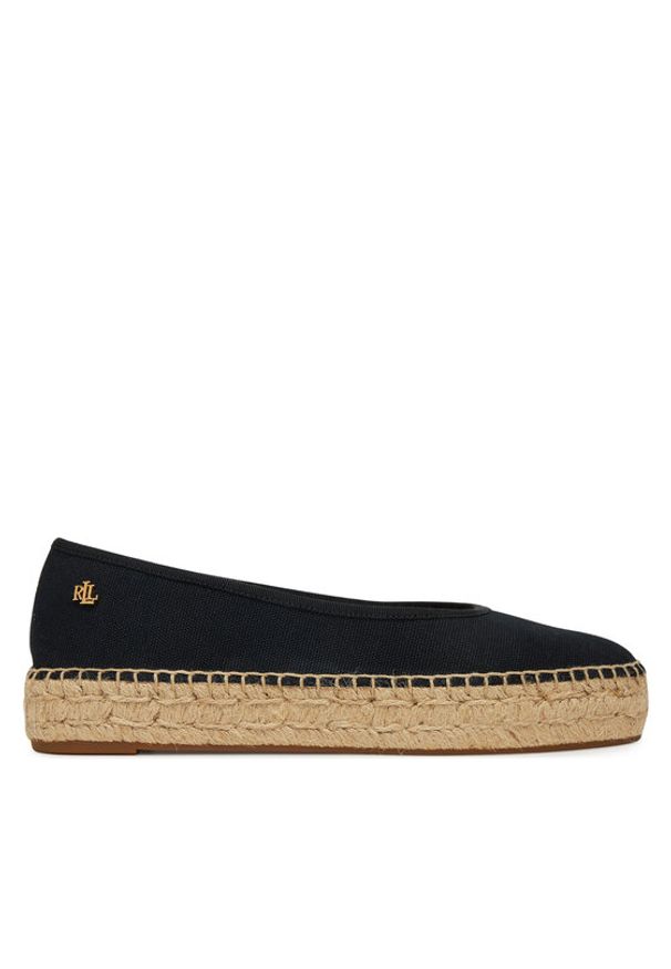 Lauren Ralph Lauren - LAUREN RALPH LAUREN Espadryle Luize 802959187001 Czarny. Kolor: czarny. Materiał: materiał