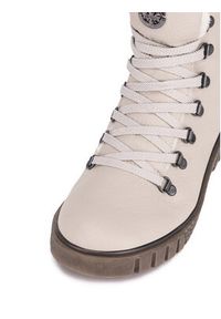 Rieker Trzewiki Y3432-60 Beżowy. Kolor: beżowy. Materiał: materiał #7