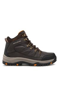 skechers - Skechers Trapery Daggett 204642/CHOC Brązowy. Kolor: brązowy. Materiał: skóra #1